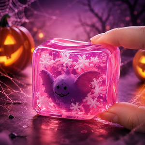 Juguete Sensorial Antiestrés de Cubo Transparente Suave Personalizado para Halloween, Regalo Promocional para Empresas y Recuerdos de Fiesta - Product Image 6