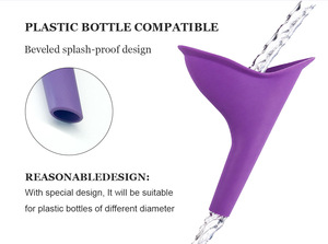 Urinoir en silicone souple réutilisable Furuize, unisexe, portable, pour les voyages, le camping, la voiture, la maison, les personnes âgées, les patients, l'extérieur - Product Image 5