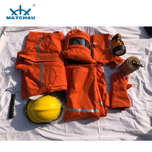 Огнестойкий костюм пожарного MATCHAU <span class=keywords><strong>MED</strong></span>, одобренный EN469, из арамида, с сертификатом CE - Product Image 2