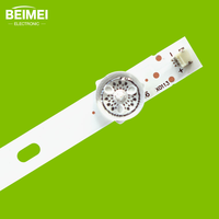 Bande de rétroéclairage LED DLED65HD 12X6 1003 Bandes LED pour Menpad 65C9 6LED 6V 12 pièces/ensemble Lumières pour téléviseur LCD Rétroéclairage LED