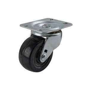 Ruedas Giratorias de 2 Pulgadas, Resistentes, Negras - Product Image 1