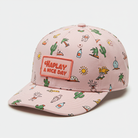 Nouveau design personnalisé, casquette de baseball à impression numérique pour enfants, logo brodé, casquette de relance pour bébé, casquette de baseball entièrement imprimée pour bébé