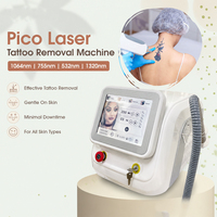 Appareil esthétique professionnel portable 1064 532 nm pour le blanchiment des taches, la réduction des pores et le soin des pigments foncés