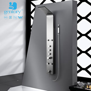 SA102 docce Bagno termostatico di controllo CE ACS cUPC bagno attrezzature colonne de douche pannello doccia in acciaio inox - Product Image 1