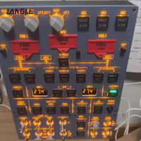 Simulador de Vuelo Airbus A320, Panel de Techo para Cabina de Pilotaje, Dispositivo de Entrenamiento, Material de Aluminio, Uso en Interiores, Equipo de Simulación de Vuelo