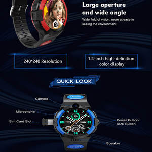 Reloj Inteligente para Niños LT32 con 4G, Llamadas de Emergencia SOS, Videollamadas, LBS, GPS, Ubicación Wifi, Tarjeta SIM, Brújula, Monitor de Sueño, Resistente al Agua IP67 - Product Image 4