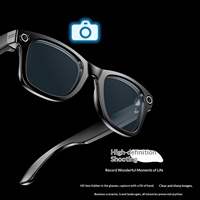 Nouvelles lunettes intelligentes avec caméra IA, modèle IA intégré, reconnaissance d'objets, assistant vocal, traduction en temps réel, navigation AR, lecture de musique