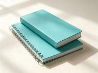 Carnet de notes Bullet Dotted, 300 pages, format A5 (14,5 x 21 cm), papier épais 100 GSM, couverture en plastique souple, spirale