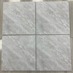 Piastrelle Adesive per Pavimenti 400x400mm Grigie e Bianche Effetto Marmo, Piastrelle Impermeabili per Pavimenti e Bagno - Product Image 3