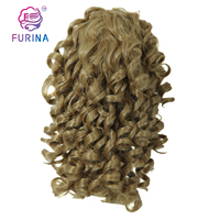 Extensions de queue de cheval avec pince colorée, tissage synthétique bouclé et populaire, queue de cheval avec clip coloré, pour femmes,