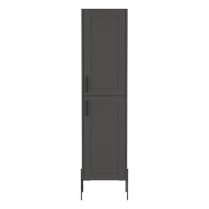 DB Hagi Armoire shaker en lin de 71 pouces avec étagère à quatre niveaux et une porte pour le rangement de la salle de bain - Product Image 2