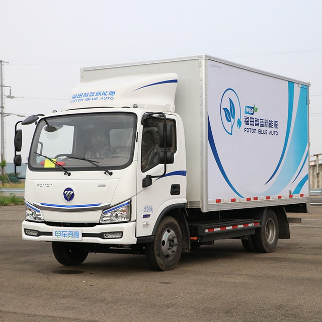 New FOTON ELECTRIC CARGO VAN TRUCK 4x2 5 Ton Manual Transmission for Sale