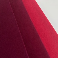Velours rouge ignifuge 15oz pour rideaux et tentures, rideaux de scène en velours résistant au feu en gros - Certifié NFPA701