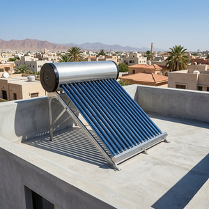Calentador de Agua <span class=keywords><strong>Solar</strong></span> de Tubo Evacuado Sin Presión de 250L, de Acero Prepintado, con Termosifón y Calentamiento Eléctrico - Product Image 1