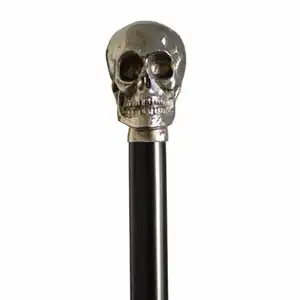 Black Skull Resin Walking Cane Heads