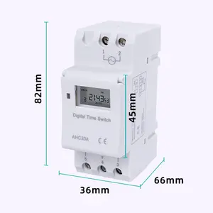 YP15A THC15A Mikrocomputer-Steuersc halter 35-mm-Schienen-Timer-Schalter