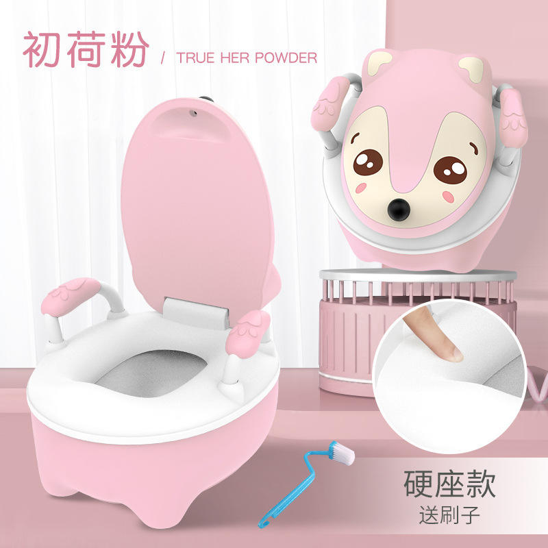 Gray folding toilet