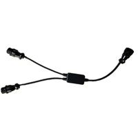 Adaptateur de prise USB double partagée AIS PILOT PLUG SPLITTER, interface 1/2, câble USB, matériau ABS, type standard