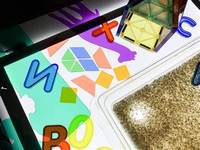 Mesa de Luz LED Sensorial Educativa para Niños Preescolares, Panel de Luz