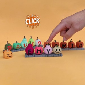 Halloween Pumpkin Clicker 3D Printed <b>Stress</b> <b>Relief</b> Button <b>Toy</b> Party Fingertip <b>Stress</b> <b>Relief</b> <b>Toy</b> - Product Image 6