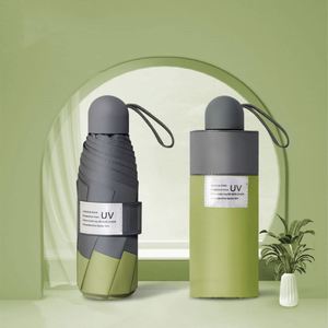Nouveau style de parapluie de poche compact à cinq plis, protection UV et anti-soleil, design pliable portable pour une utilisation par tous les temps - Product Image 2