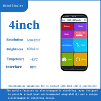 Pantalla Táctil OLED He hui MIPI de 2.95, 3, 4, 4.3, 4.97, 5, 5.44, 6.01, 6.39,  7Pulgadas, Baja Temperatura: -43 ℃   Pantalla