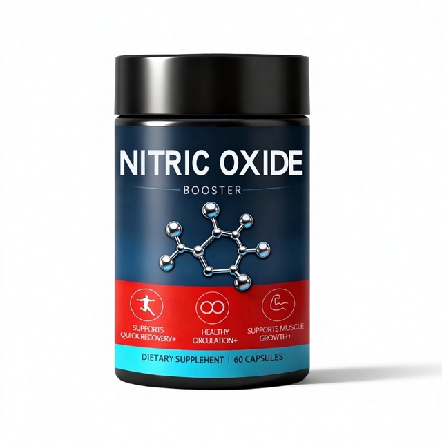 Nitric Oxide Booster Capsules Pre Workout Muscle Pump Circulation Support Formula OEM ODM Private Label Supplement