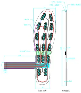 Insole Sensor FS - INS - 16Z Thickness 0.4mm 16 Sensing Points Wearable Smart Insole Source Manufacturer