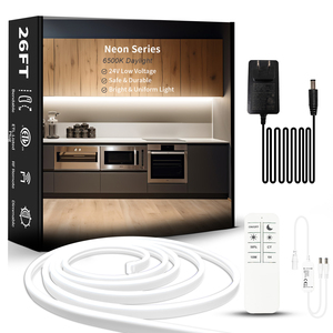 Chất lượng cao IP65 neon ánh sáng Kit không thấm nước rgbic màu thông minh điều khiển từ xa cuttable 5050 <span class=keywords><strong>RGB</strong></span> dải ánh sáng trang trí nội thất - Product Image 4