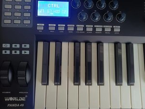 Controlador <span class=keywords><strong>MIDI</strong></span> WORLDE Mini II PANDA49, <span class=keywords><strong>Teclado</strong></span> <span class=keywords><strong>MIDI</strong></span> USB Portátil de <span class=keywords><strong>49</strong></span> <span class=keywords><strong>Teclas</strong></span>, Instrumento Musical Electrónico - Product Image 2
