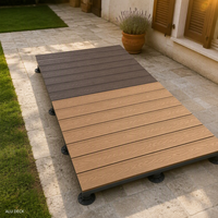 Système de terrasse en WPC moderne, résistant à l'eau, pour espaces extérieurs, hauteur réglable, idéal pour jardins et cours – Fournisseur direct usine