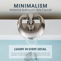 Robinet de lavabo moderne pour hôtel HD-102316, monotrou, à poser sur le comptoir, en laiton massif noir, avec poignée unique et douchette extractible flexible
