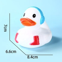 WOWEI 2025 Canard de Noël Jouets Enfants Se baignant et jouant dans l'eau Piscine Canards flottants