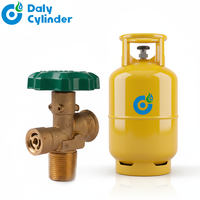 Vanne à manivelle manuelle de contrôle GPL de marque DALI, norme australienne, en laiton, à commande manuelle, pour bouteille de gaz, cuisson normale, vente directe usine