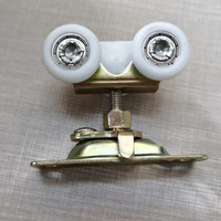 Rouleau de porte flottant anti-tremblement stable à montage rapide pour usage quotidien à long terme, roulement de poulie de porte pour un glissement fluide
