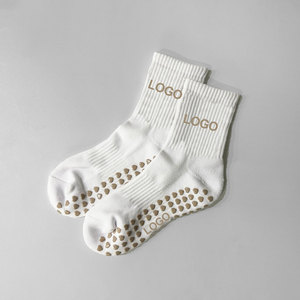 Vớ tập Yoga Pilates chống trơn trượt có logo tùy chỉnh, thiết kế riêng của bạn, dành cho nữ, hỗ trợ tập thể thao, Yoga và Pilates - Product Image 2