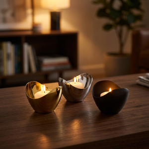 Élégant Porte-Bougie Décoratif en Fer Forgé Fait Main pour l'Intérieur de la Maison, Tables à Manger/Café, Décoration de Noël, Pâques, Mariage, Fête - Product Image 2