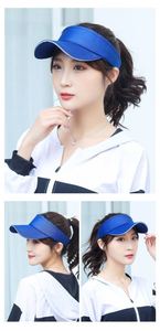 Viseras Deportivas Personalizadas con Logotipo Bordado, de Secado Rápido, Ala Ancha, Transpirables, de Algodón Tipo Sándwich, para Golf y Running - Product Image 6