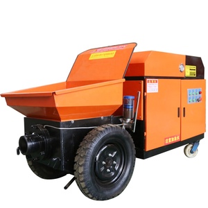 7-11m3/h ポータブルミニ自動移動式小型コンクリートポンプ ディーゼルコンクリートポンプ 卸売価格 - Product Image 1