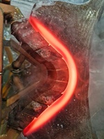 Machine de traitement thermique par induction à haute précision JKZ CNC-1000 pour roues de chemin de fer, diamètre de pièce de travail 1500 mm, servo CNC