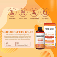 Produit de beauté multivitaminé liquide oral à la biotine pour adultes, très vendu