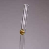 Personnalisé Réutilisable Main De Pâques Oeuf Champignons Conception En Verre Borosilicate Potable De Paille