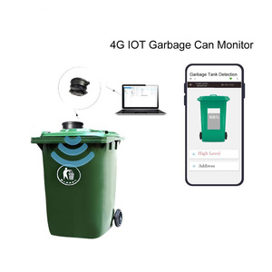 TLC2206-4G IOT रीयल-टाइम अल्ट्रासोनिक वेस्ट बिन ओवरफ्लो अलार्म के साथ फिल-लेवल मॉनिटरिंग सिस्टम - Product Image 2