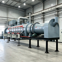 Four de carbonisation continu à prix d'usine pour la production de charbon de bois à partir de copeaux de bois, sciure et bambou