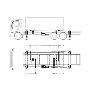 Système de nivellement automatique pour caravane, cylindre télescopique <span class=keywords><strong>hydraulique</strong></span> pour <span class=keywords><strong>camping</strong></span>-<span class=keywords><strong>car</strong></span> - Product Image 3
