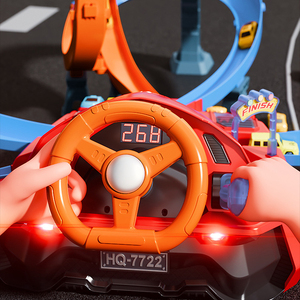 <span class=keywords><strong>Auto</strong></span> da <span class=keywords><strong>Corsa</strong></span> Acrobatiche in Miniatura con Rotazioni, Corse, Collisioni, Luci, Musica e Telecomando Elettrico - Giocattolo per Pista - Product Image 6