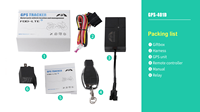 Mini Rastreador GPS 4G con Apagado Remoto del Motor, Localizador GPS para Coche y Moto Coban TK401 con Botón SOS