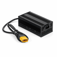 Chargeur haute intensité 25,2 V 15 A avec prise XT90 Anderson SB50 grise pour adaptateur d'alimentation de véhicule électrique