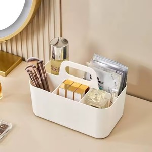 Caja de almacenamiento de cosméticos, organizador de escritorio de gran capacidad de Material PP para productos de maquillaje y cuidado de la piel - Product Image 2