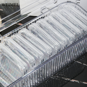 WEIMEI <b>Large</b> Capacity Transparent <b>Plastic</b> Jewelry Organizer <b>Storage</b> Box for Bracelets and Necklaces - Product Image 4